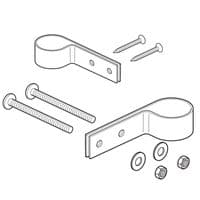 Polytunnel Door Frame Brackets