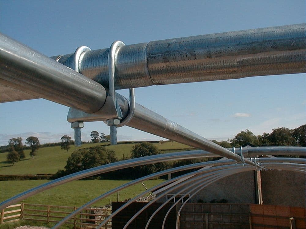 Polytunnel Ridge Bar Fittings