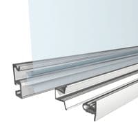 Single Aluminium Extrusion base and side rails.