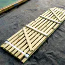 Trestle Potting Table for Greenhouse/Polytunnel - 1.8m x 0.5m