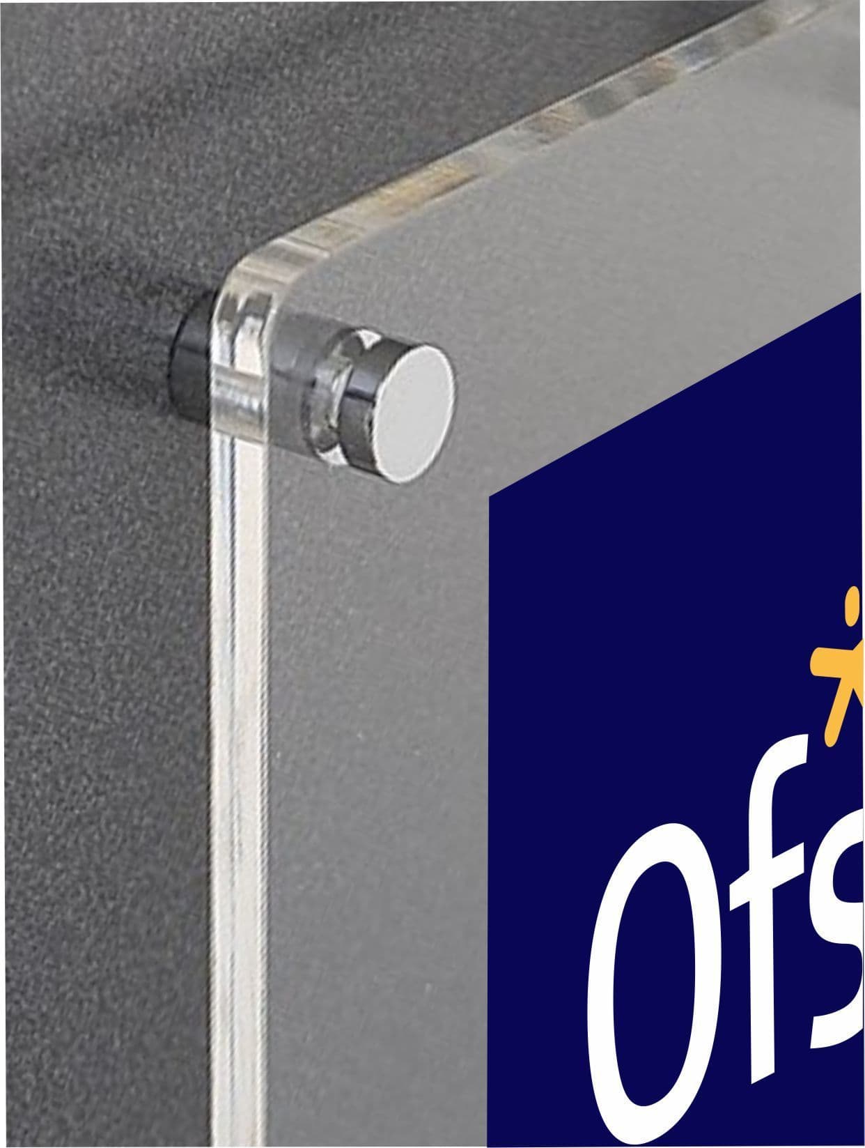 Ofsted Outstanding Wall sign standoff fixings