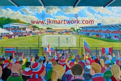 1st cloud arena (Mariners park)on matchday print