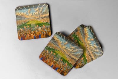 bloomfield road Coaster set of four
