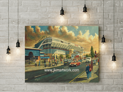 boleyn ground going to the match canvas a2 size