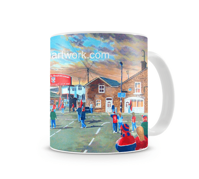 bootham crescent  going to the match  mug