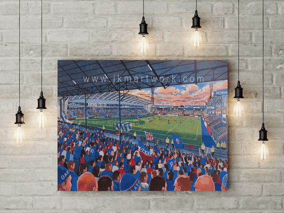 boundary park  canvas a3 size
