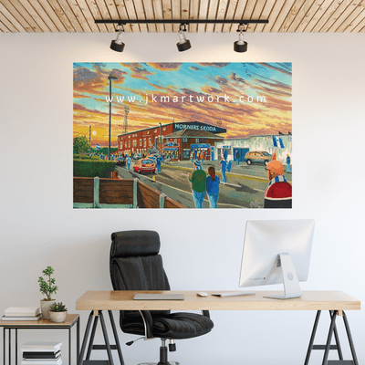 boundary park gtm  a1 size wall sticker