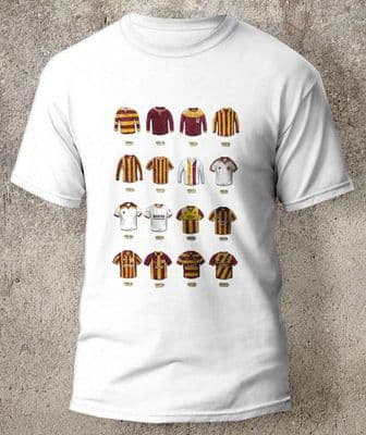 bradford city shirts T-shirt