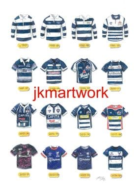 Bristol bears  shirts a3 size print