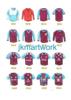 burnley shirts print