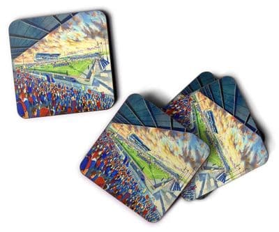 caledonian stadium Coaster set of four