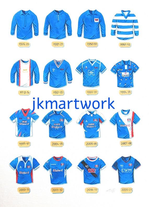 carlisle united shirts  print