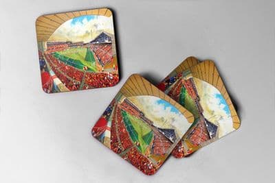 city ground  Coaster set of four