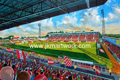 county ground on matchday