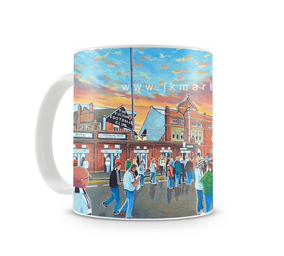 craven cottage going to the match  mug