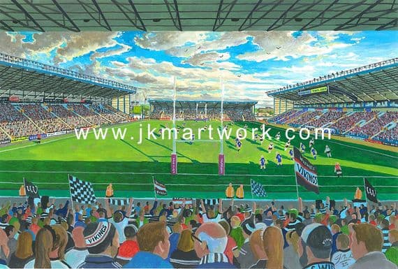 dcbl stadium print  a3 size print