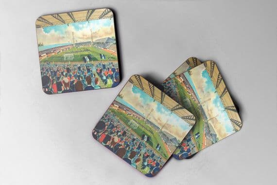 dens park Coaster set of four