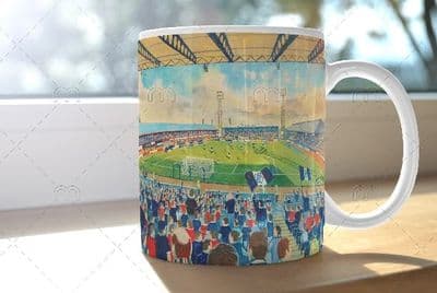 Dens park on matchday mug