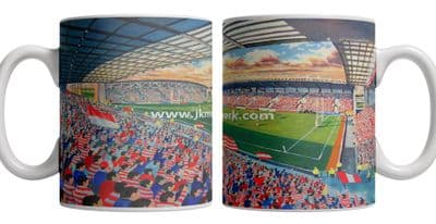 DW stadium on matchday mug