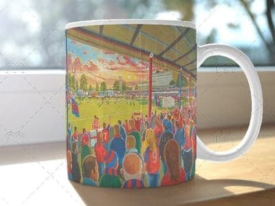 east bank ,aldershot town  mug