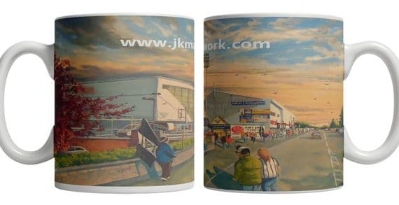 east end park going to the match mug