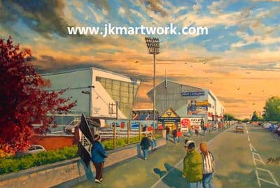 east end park going to the match print