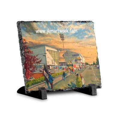 east end park going to the match slate