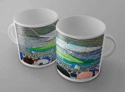 Elland road on matchday mug