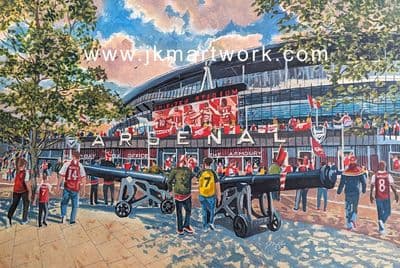 EMIRATES  STADIUM GTM Print A3 Size