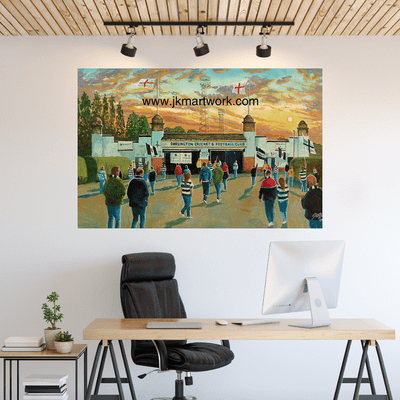 feethams gtm  a1 size wall sticker