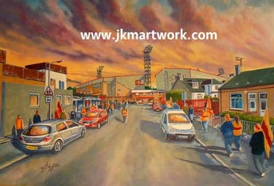 fir park going to the match print