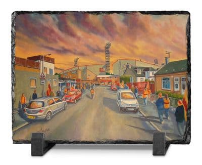 fir park going to the match slate print