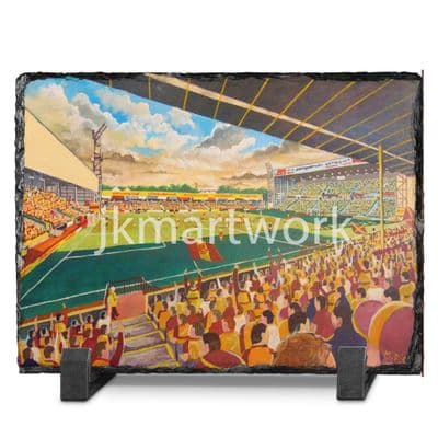 fir park  on matchday  slate print