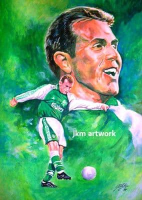 franck sauzee hibernian legend a3 print