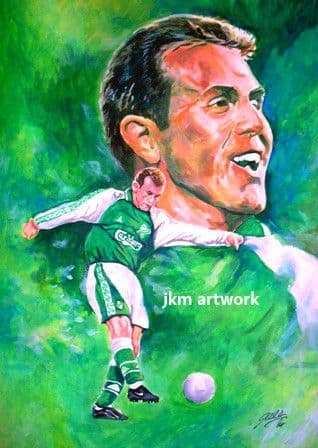 franck sauzee hibernian legend a3 print