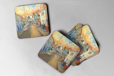 fratton park going to the match  Coaster set of four (1)