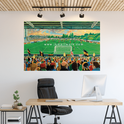 gallagher stadium  a1 size wall sticker