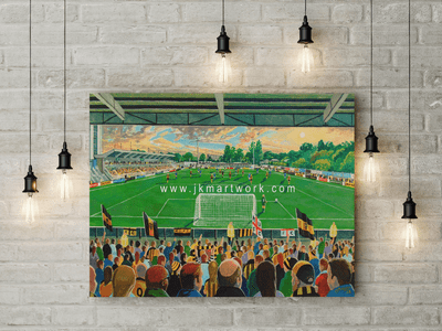 gallagher stadium canvas a3 size