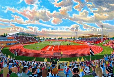 gateshead international stadium a3 print
