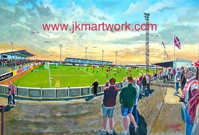 gayfield  park  on matchday print