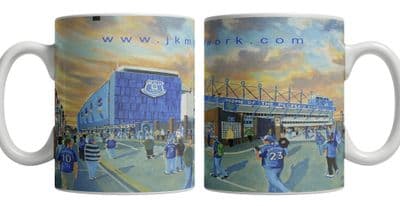 goodison going to the match mug