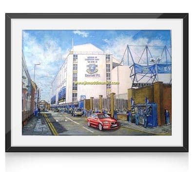 goodison going to the match print