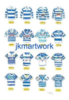 Halifax rl /bluesox/panthers shirts  a3 size print