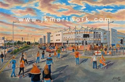 Hand Painted original of bloomfield road GTM