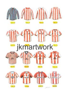 Hand Painted original of brentford fc shirts
