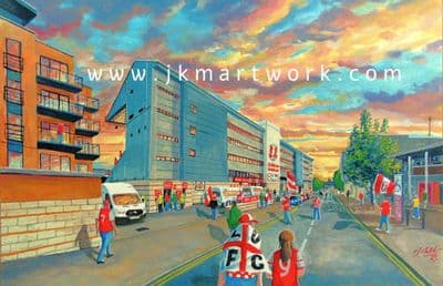 Hand Painted original of BRISBANE ROAD GTM