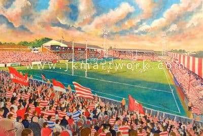 Hand Painted original of central park