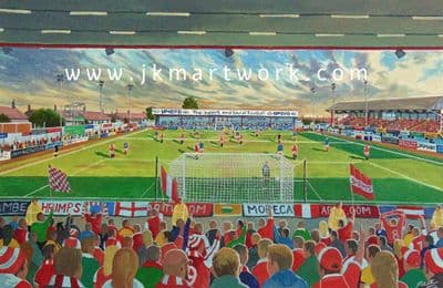 Hand Painted original of CHRISTIE PARK