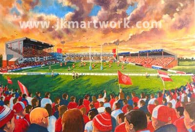 Hand Painted original of craven park