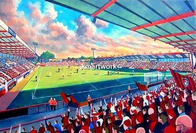 Hand Painted original of dean court